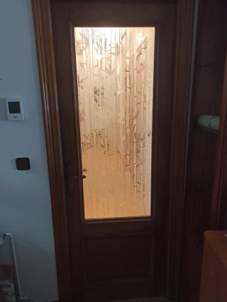 10 Puertas Madera (8 ciegas, 2 con cristal)
