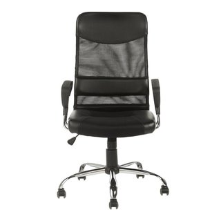 Silla de escritorio ergonómica negra