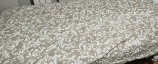 Funda Nórdico Ikea Beige y Blanco