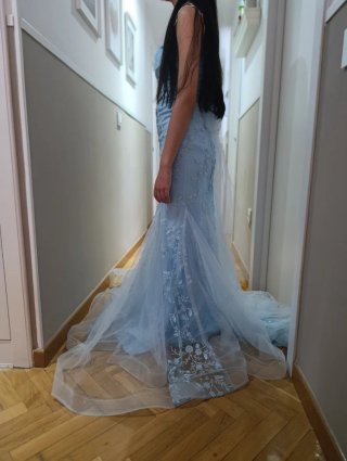Vestido fiesta/graduación/bodas azul