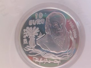 Moneda 10€ Rafael Alberti 2002