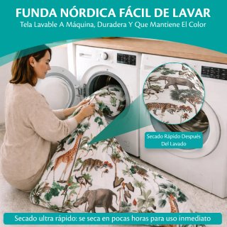 Funda Nórdica Reversible 3 Piezas 150cm