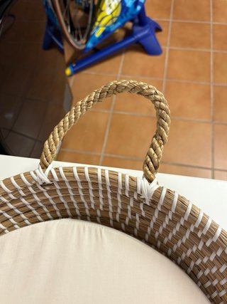 Cesto cambiador de mimbre