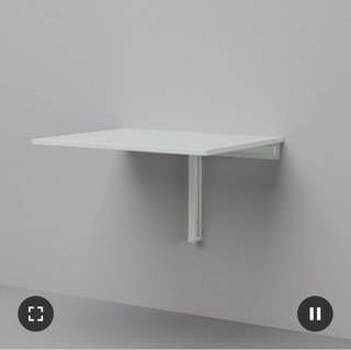 Escritorio plegable de pared IKEA NORBERG blanco