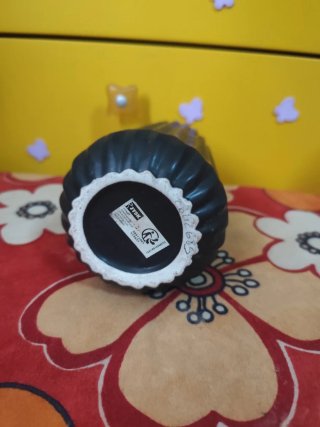 Vaso decorativo nero