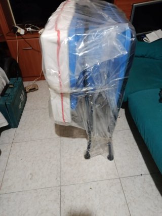 Cambiador bañera Jane azul
