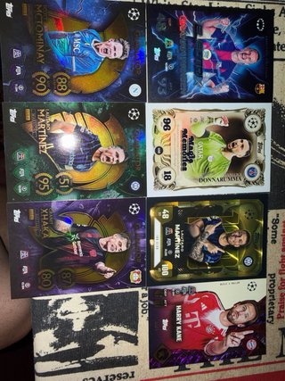 Lote 335 Cartas Match Attax Extra