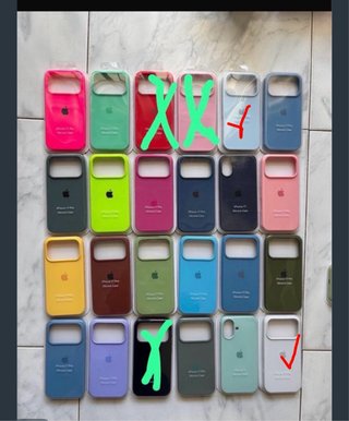 Fundas iPhone 17 Pro Silicona Colores