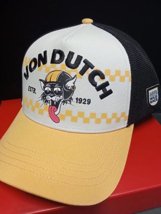 Gorra Von Dutch Blanca y Amarilla