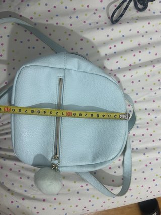 Mini mochila azul celeste