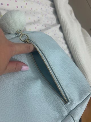 Mini mochila azul celeste