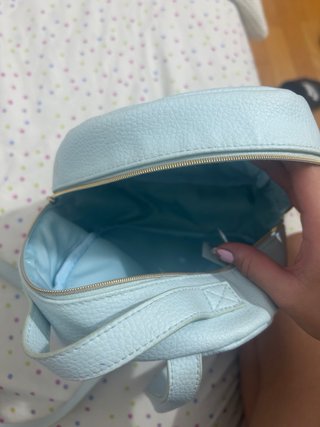 Mini mochila azul celeste