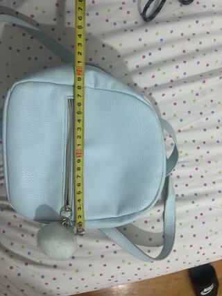 Mini mochila azul celeste
