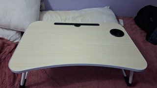 Mesa Ordenador Plegable Madera 60x40x26cm
