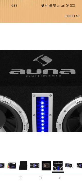 Subwoofer Doble Auna Basswaver X12L