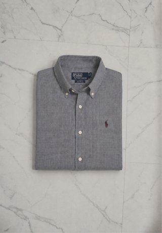 Camisa Polo Ralph Lauren Gris