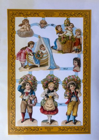 Cromos Vintage Troquelados Madame Tussauds