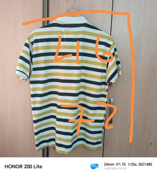 Polo Lacoste Rayas Blanco, Amarillo y Negro