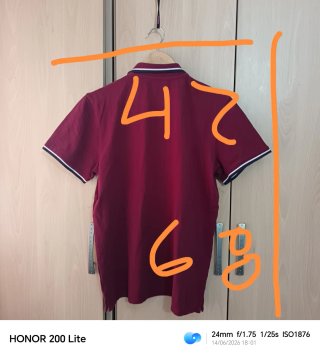 Williot polo  color vino Talla M