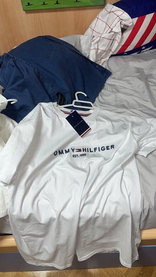 Camiseta Tommy Hilfiger Blanca Talla M