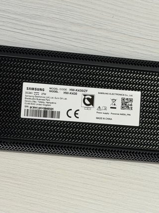 Barra de Sonido + Subwoofer Samsung HW-K430 220W