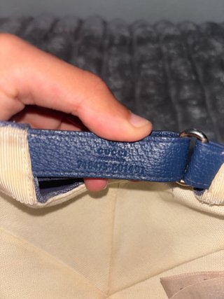 Berretto Gucci Blu GG