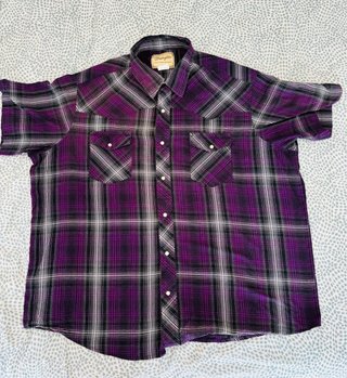 Camisa Wrangler Xadrez Manga Corta