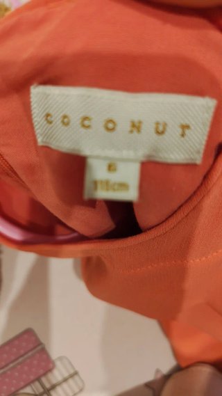 Mono niña COCONUT Talla 6 (116 cm)