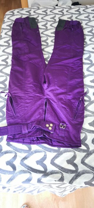 Pantalón de esquí morado