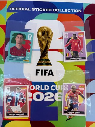 Cromos Extra Mundial FIFA Se vende e intercambia.