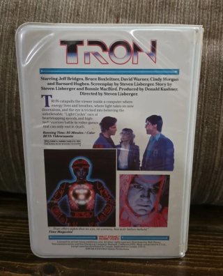 TRON Disney Betamax 1982 Original Inglés
