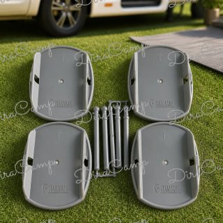 Kit 4 Apoyapatas Anti-hundimiento Plates Pro