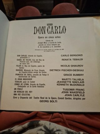 Verdi Don Carlo 4 LP Decca