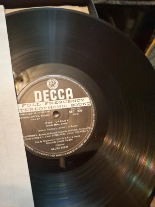 Verdi Don Carlo 4 LP Decca