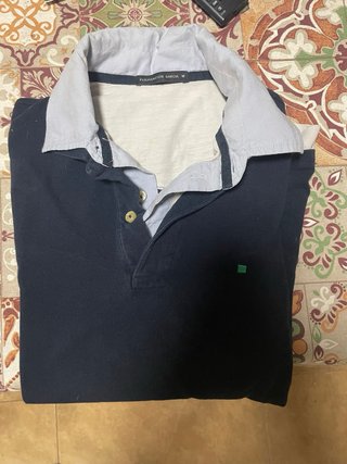 Polo Purificación García Azul Talla M
