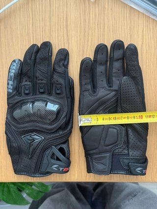 Guantes moto piel TAICHI Talla L (Nuevos)