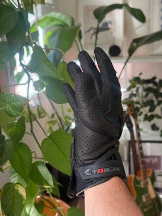 Guantes moto piel TAICHI Talla L (Nuevos)