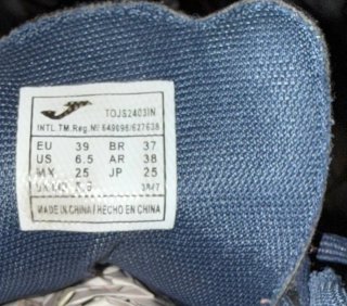Zapatillas Joma Hombre Talla 39 Azul/Amarillo