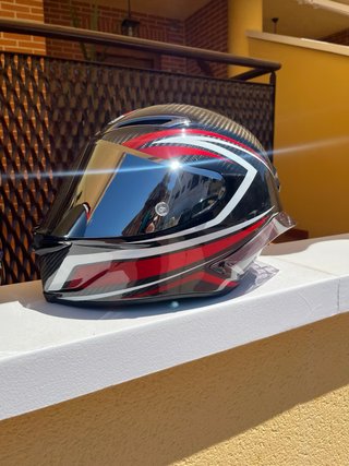 Casco AGV Pista GP R Negro/Rojo