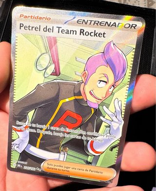 Atenea y Petrel del Team Rocket Carta Pokémon