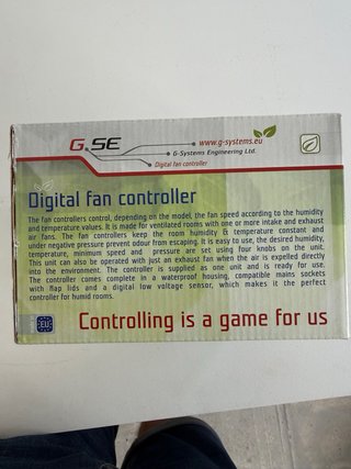 Digital Fan controller GSE