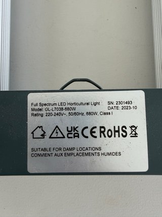 Panel LED 680W Platinum Horticulture
