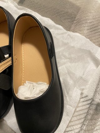 Zapatitos niña negros lazo talla 29