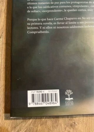 LIBRO NO SOY UN MONSTRUO