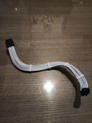 Extension cable GPU bianco