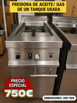 Freidora Aceite Gas Tanque Usada 750€