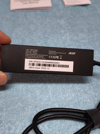 Hub USB Acer 5 em 1 ODK350