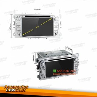NAVEGADOR MULTIMEDIA ANDROID 11.0 GPS DVD 2 DIN H
