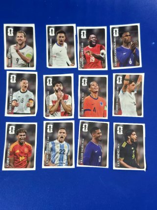 12 figurine panini Coca Cola FIFA 2026