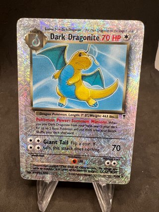 Dark Dragonite Carta Pokémon LC Rev